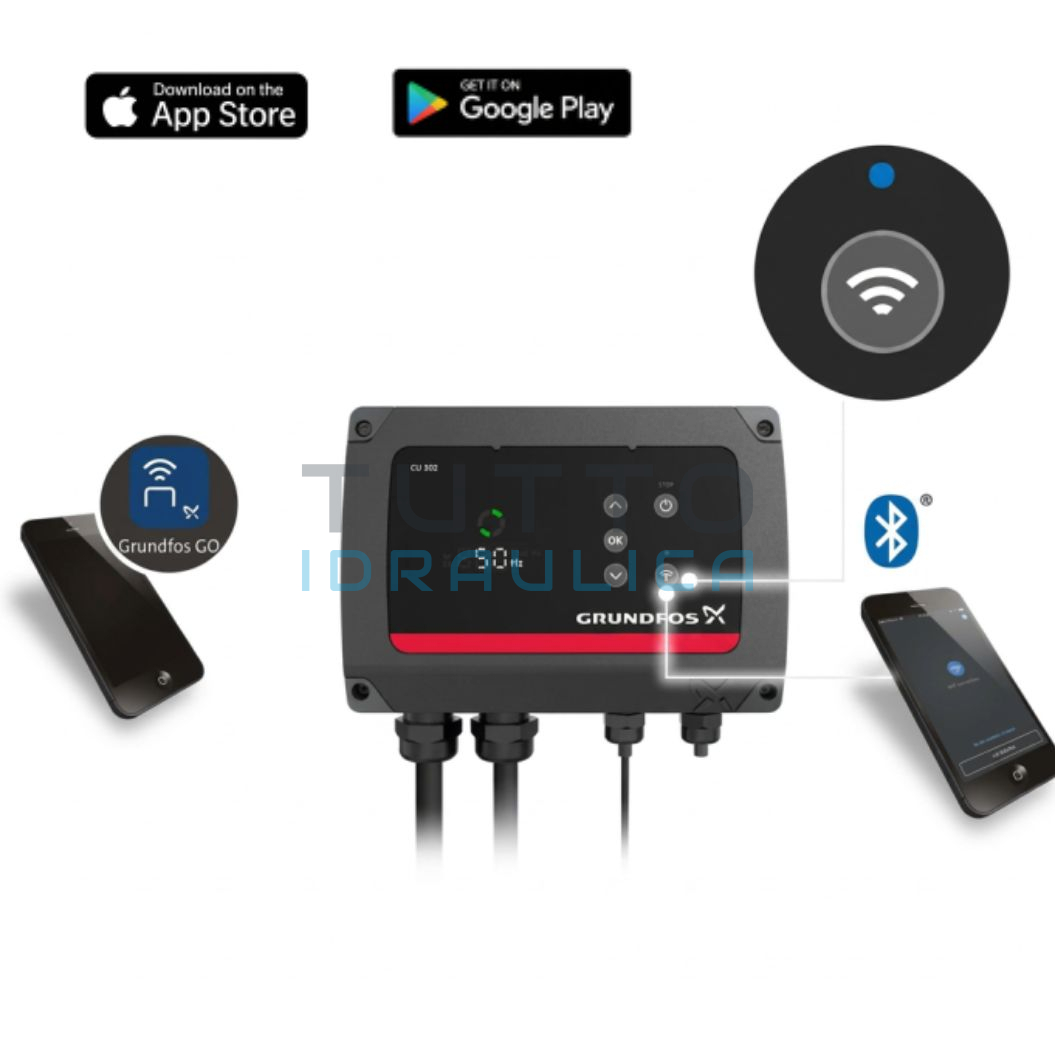 Centralina di Controllo Inverter Grundfos per Elettropompe SQE | Sostituisce la CU301 | mod. CU302 - immagine 3