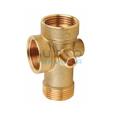 Raccordo a 5 Vie per Pompa Autoclave in Ottone Giallo | 1"