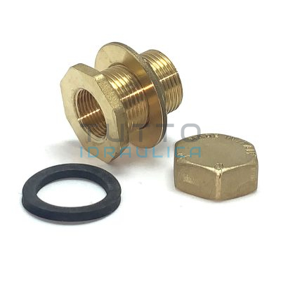 Raccordo Cassone in Ottone Giallo D.3/4"