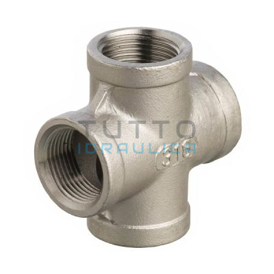 Croce in Acciaio Inox AISI 316 Femmina 1/2"