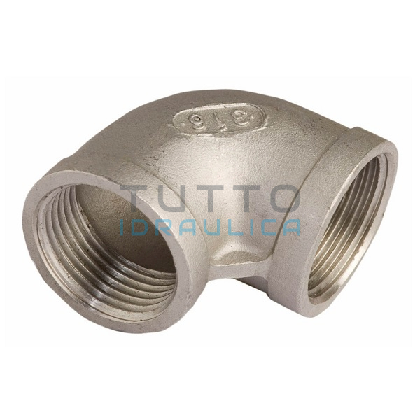 Gomito in Acciaio Inox AISI 316 FF 3/4"