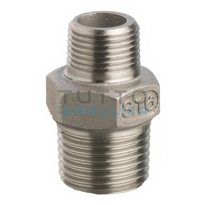 Nipplo Ridotto in Acciaio Inox AISI 316 Maschio 1"x3/4"