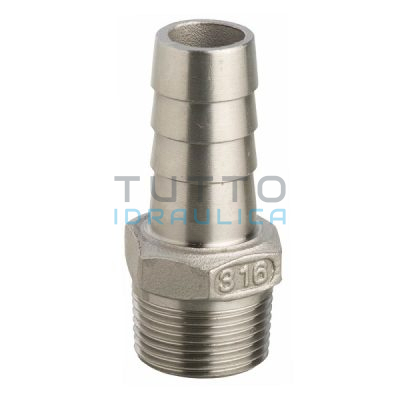 Portagomma in Acciaio Inox AISI 316 Maschio 1/2"x15