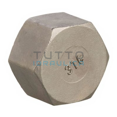 Tappo in Acciaio Inox AISI 316 Femmina 1/2"