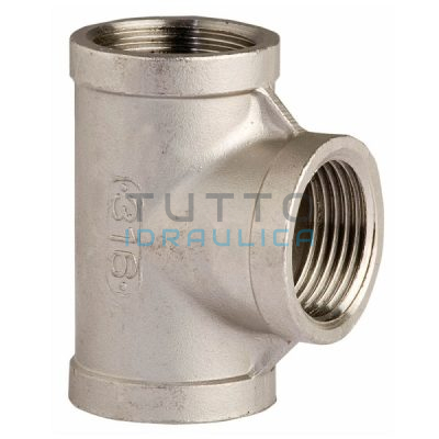 Tee in Acciaio Inox AISI 316 Femmina 3/4"