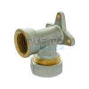 Gomito a Stringere per Tubo Rame Femmina Flangiato Diam. 14 x 1/2"