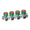 Collettore MULTIFAR 4 Vie con Arresti Manuali 3/4" MF | 3856 34