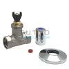 Rubinetto ad Incasso FAR con Rosone Ottone FF 1/2" | 5960 12