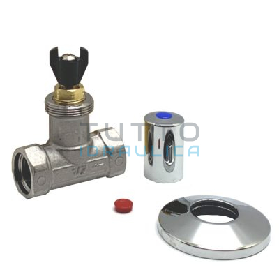 Rubinetto ad Incasso FAR con Rosone Ottone FF 1/2" | 5960 12