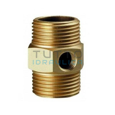Nipplo in Ottone per Alimentatore Aria 1"x1/2"x1"