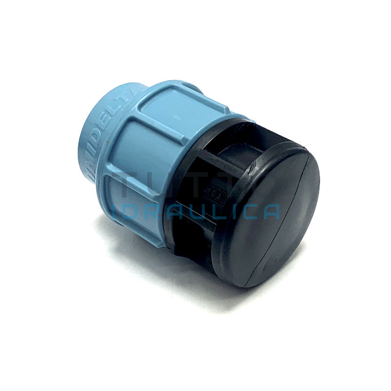 Tappo Fine Linea in PP Unidelta PN16 per Tubo in Polietilene Diam. 16