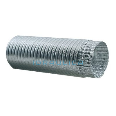 Tubo Alluminio Flessibile Estensibile Mt.3 D.120