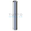 Tubo Acciaio Inox | Aisi 304 | Mono Parete | cm.100 | Diam. 140