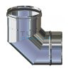 Curva Acciaio Inox | Aisi 304 | Mono Parete | 90° | Diam. 100