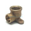 Gomito Bronzo a Saldare Femmina Flangiato 18 x 1/2"