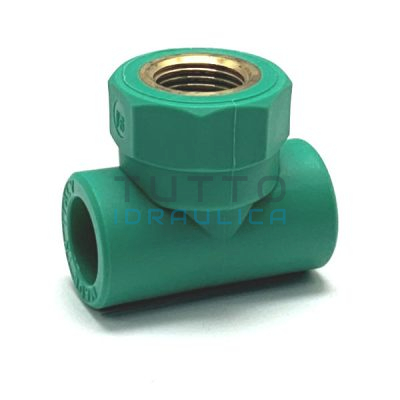 Tee in PPR Femmina Diam. 20x1/2"