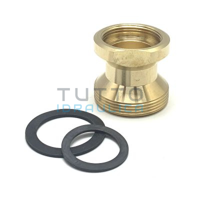 Prolunga Ridotta in Ottone per Circolatore M.2" x F.1"1/2 mm.50
