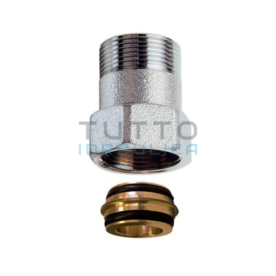 Raccordo FAR Cromato M 24x19 | Prolunga MF L.40mm | 8850 40