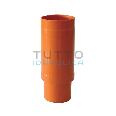 Manicotto di Riparazione Scorrevole Arancio PVC Diam. 80