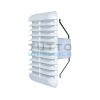 Griglia di Aerazione PVC Bianca Quadra 190x190 mm con Molla per Fori da 125/160