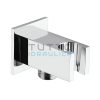 Presa Acqua 1/2" con Supporto Modello Lusso | Quadra | Cromo Lucido