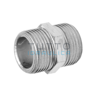 Nipplo Acciaio Zincato Maschio 1"1/4
