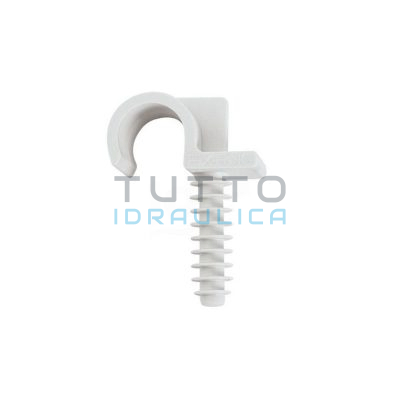 Collare Fissatubo in Nylon a Percussione Singolo Diam. 14
