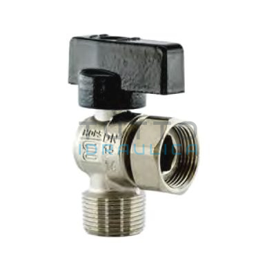 Valvola a Sfera a Squadra con Dado Girevole MF 1/2"