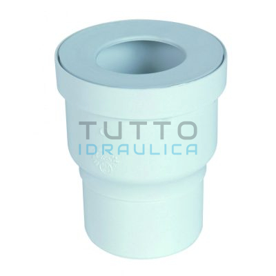 Manicotto WC Diritto PVC ad Incollaggio Maschio Diam. 100