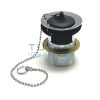 Piletta Lavabo-Bidet in Ottone Cromato CTP Diam. 1"1/4