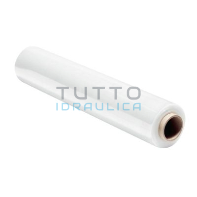 Film Estensibile per Imballo | H.50 cm | 23 Micron | kg.2,2 | Bianco