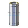 Tubo Acciaio Inox | Doppia Parete | cm. 50 | Diam.  80
