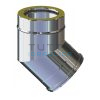 Curva Acciaio Inox | Doppia Parete | 45° | Diam. 100