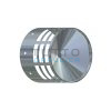 Terminale Inox con Griglia Antintrusione Diam. 80