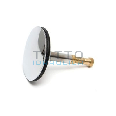 Tappo per Colonna Vasca a Saltello in Ottone Cromato Ø 43 mm
