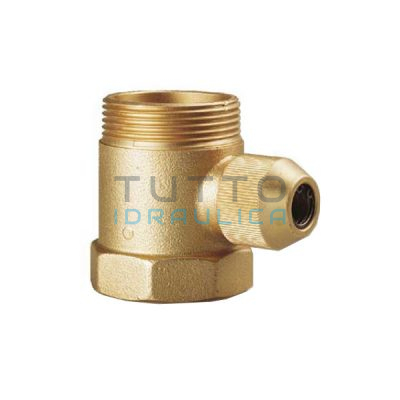 Valvola Deflusso Acqua in Ottone per Pompe Sommerse MF.1"