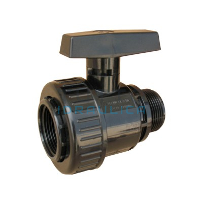 Valvola a Sfera in PVC | MF | PN-16 | 1"1/2