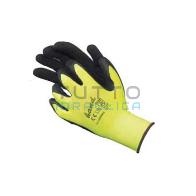 Guanti da Lavoro in Lattice Giallo Taglia 9