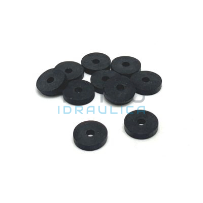 Set 10 Guarnizioni a Tacchetto in Gomma per Rubinetto Diam. 3/8"