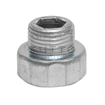 Manicotto Ridotto Acciaio Zincato MF 3/8" x 1/2"