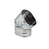 Curva Ovale Acciaio Inox 304 Mono Parete 45° Lato Corto mm.170x270