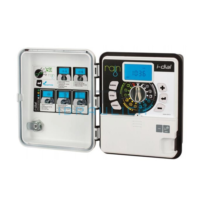 Centralina Irrigazione Rain con BOX | I-DIAL | 6 Stazioni