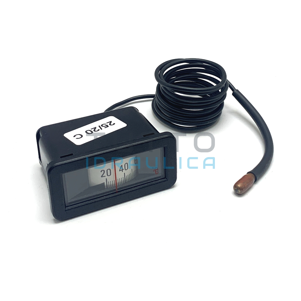 Termometro Rettangolare 0-120°C Thermorossi CAP.1500 | 60005704