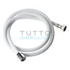 Flessibile Doccia in Nylon Attacco Conico FF 1/2" | Bianco | cm. 200