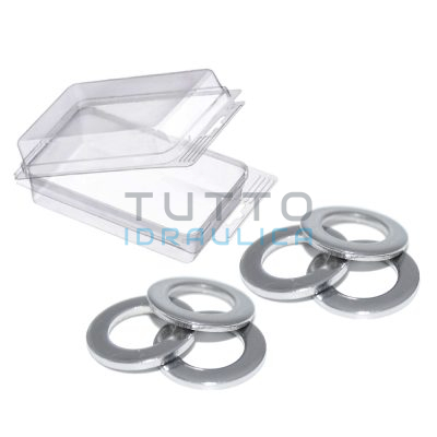 Blister Rondelle Piane Zincate | Diam. 12 | Pz 6