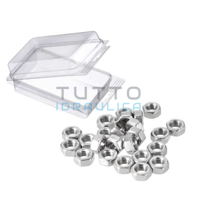 Blister Dado Esagonale Zincato | Pz.15 | M6