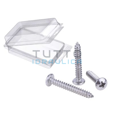 Blister Viti Autofilettanti Zincate T+ per Metallo | Pz.15 | Diam. 3,5x25mm