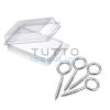 Blister Occhiello Chiuso Zincato per Legno | Pz.10 | 3,4x25mm