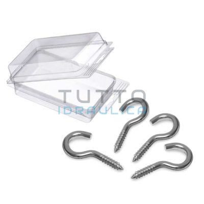 Blister Occhiello Aperto Zincato per Legno | Pz.14 | 3,0x25mm