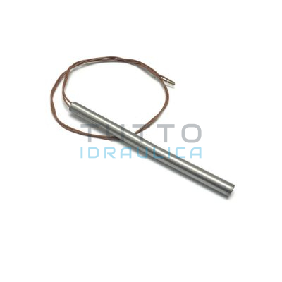 Resistenza Candeletta Stufe a Pellet | LISCIA | Ø 12.5 | W.350 | Lunghezza Tot. 160mm